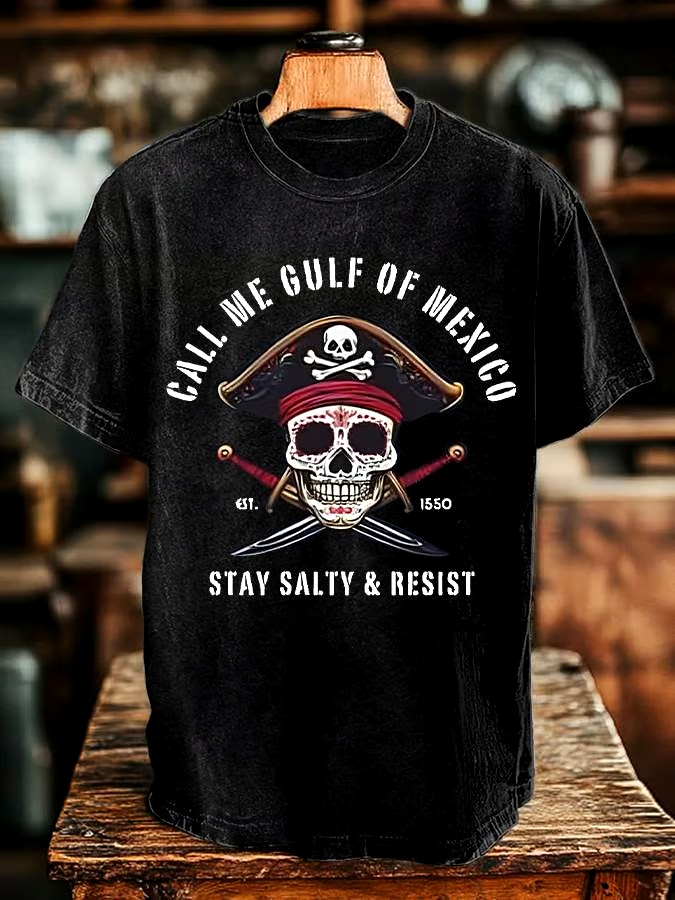 🌊Buy 3 get 12% off丨Men's Gulf Of Mexico Print T-shirt