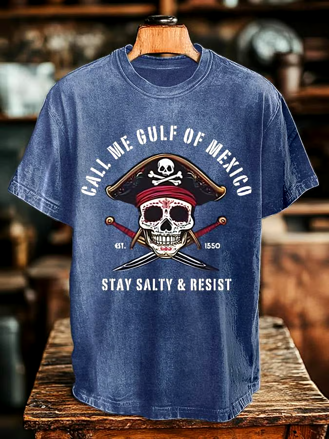 🌊Buy 3 get 12% off丨Men's Gulf Of Mexico Print T-shirt
