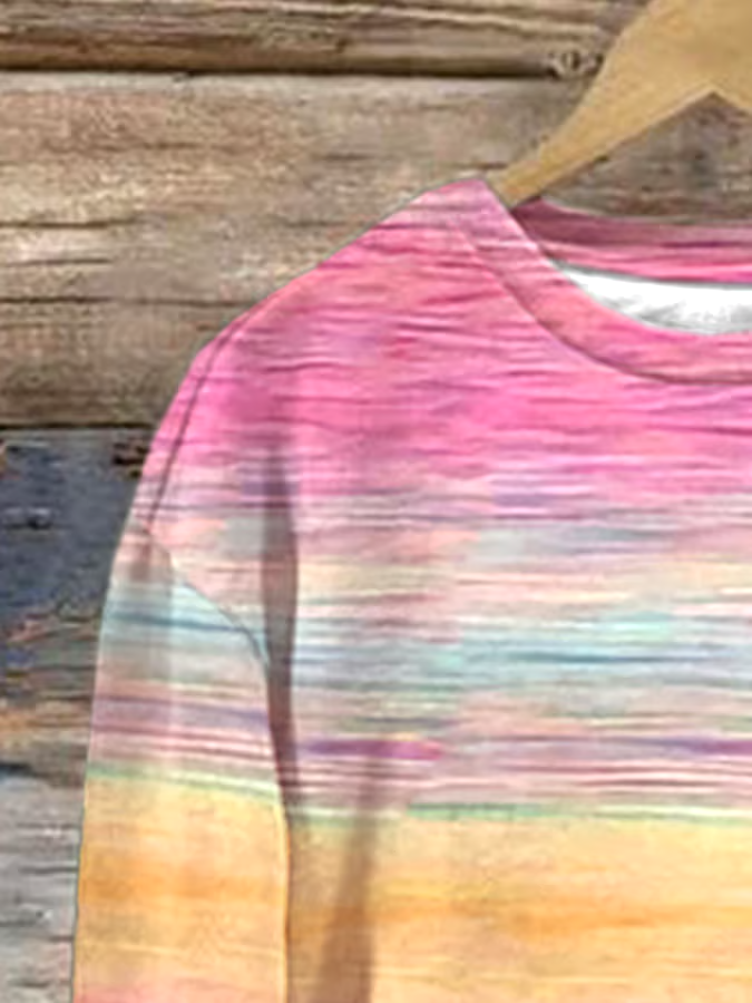 🎀Buy 3 get 12% off丨Women's Breast Cancer Awareness Print Long Sleeve Sweatshirt