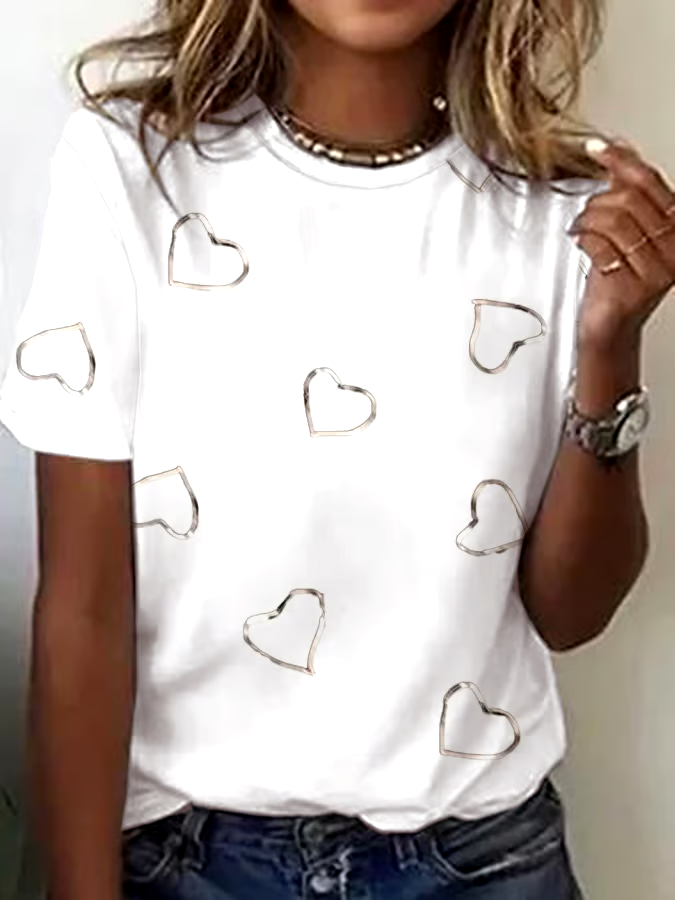 🎀Buy 3 get 12% off丨Women's Breast Cancer Awareness Print Casual T-Shirt