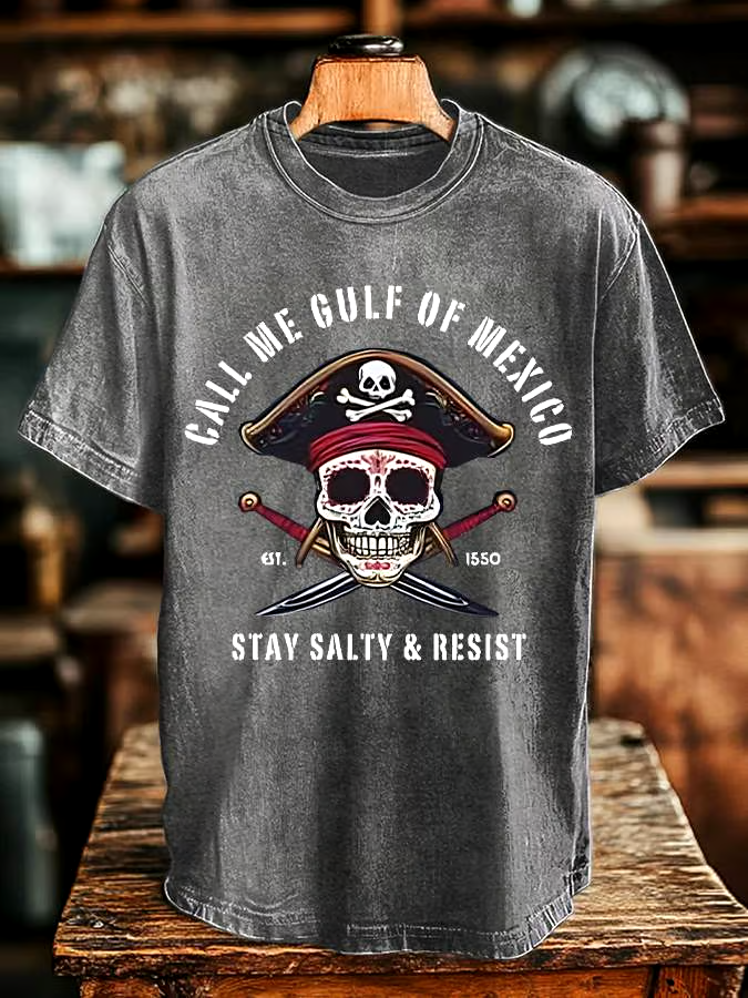 🌊Buy 3 get 12% off丨Men's Gulf Of Mexico Print T-shirt